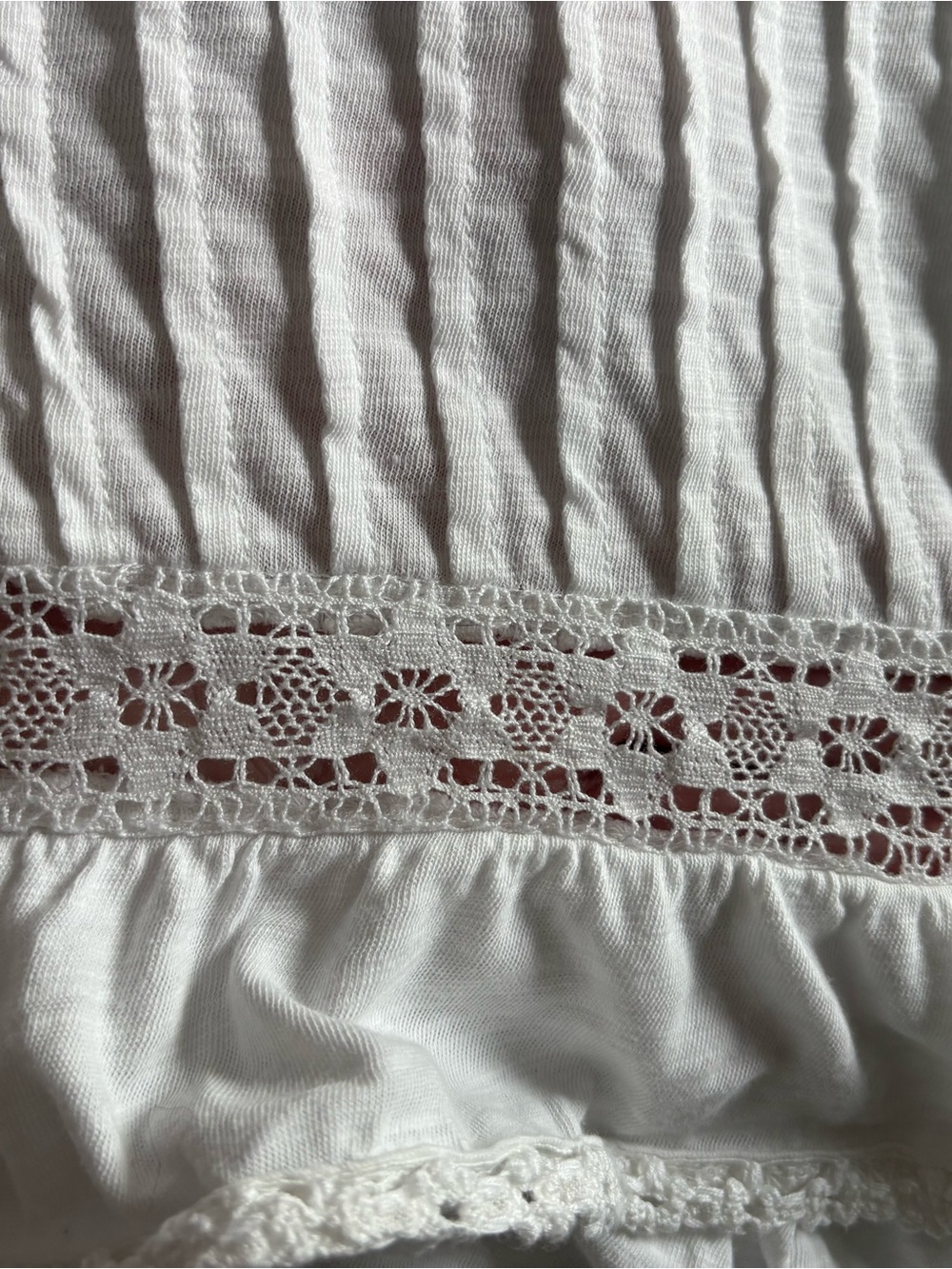 Free People Pintuck Ruffle Blouse - Picture 7 of 7
